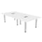 Skutchi Designs 45 in W, 96 in L, 29 in H, Engineered Wood Top, White H-REC-4893-PT-09-EL - alternate 1
